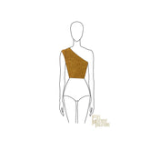 Couture Cap Sleeve Toga Top